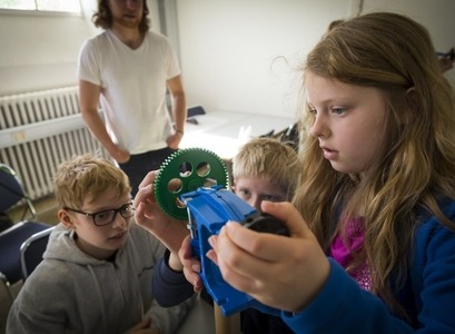 Nemendur í Háskóla unga fólksins