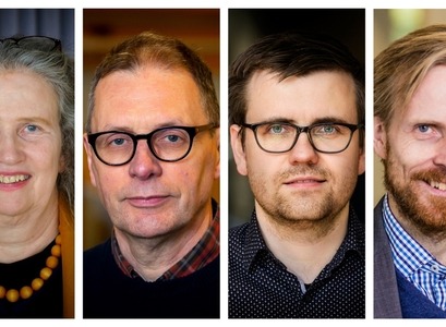  Ólöf Garðarsdóttir, Eiríkur Steingrímsson, Jens G. Hjörleifsson og Kjartan Ólafsson 