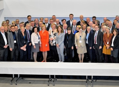 Stjórnendur norrænna háskóla sem komu saman í Brussel í vikunni.