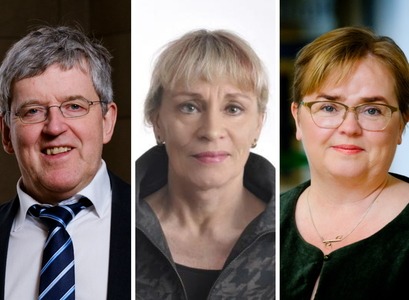 Ólafur Pétur Pálsson, Hólmfríður Garðarsdóttir og Silja Bára Ómarsdóttir