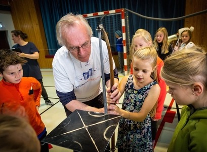 Frá vísindaveislu Háskólalestarinnar