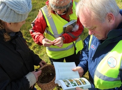 Gísli Már og gestir í sveppaferð