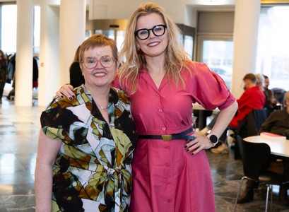 Silja Bára R. Ómarsdóttir og Berglind Rós Magnúsdóttir