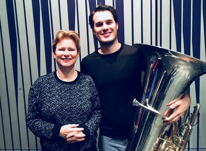 Anna Guðný Guðmundsdóttir og Nimrod Ron