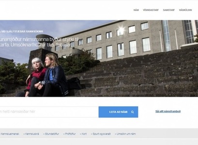 Vefur Háskóla Íslands 