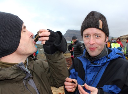 Jón Gunnar Þorsteinsson til hægri
