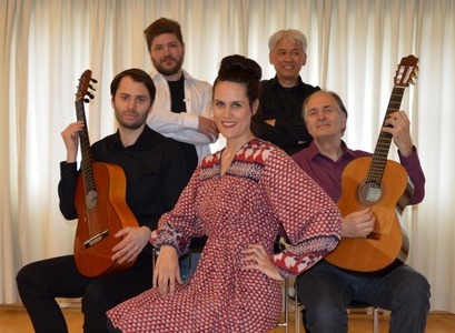 Fantasía Flamenca: Símon H. Ívarsson, Ívar Símonarson, Hrafnkell Sighvatsson, George Lodewijk Claassen og Ástrún Friðbjörnsdóttir.