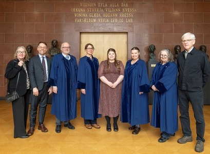 Agnes Arnórsdóttir, Sverrir Jakobsson, Gauti Kristmannsson, Susanna Harris, Meghan Anne Korten, Eva Andersson, Ólöf Garðarsdóttir og Helgi Þorláksson.