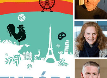  Jón Karl Helgason, Kristín Guðrún Jónsdóttir og Rúnar Helgi Vignisson ritstjórar ritraðarinnar Smásögur heimsins. Fimmta og síðasta bindi ritraðarinnar er nú komið út og er það helgað smásögum frá Evrópu.