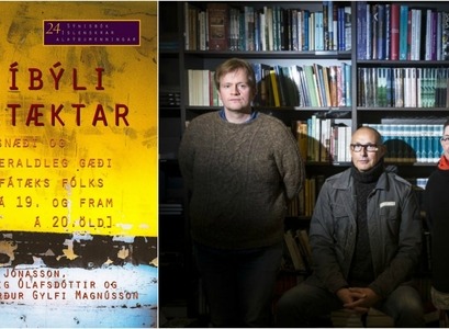 Bókarkápa og höfundar.