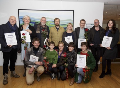 Frá afhendingu Menningarverðlauna DV 2018. Mynd: DV.