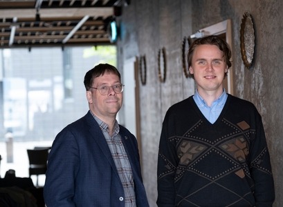 "Ármann Jakobsson og Gunnlaugur Bjarnason. Mynd: Ernir-Fréttablaðið."