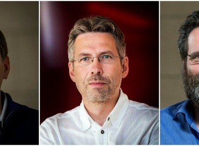 Björn Þorsteinsson, Jón Ólafsson og Benedikt Hjartarson.