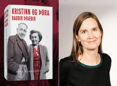 Út er komin bókin Kristinn og Þóra: Rauðir þræðir eftir Rósu Magnúsdóttur, prófessor í sagnfræði við Sagnfræði- og heimspekideild Háskóla Íslands.