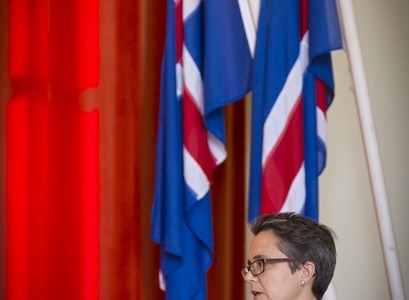 Hanna Óladóttir við doktorsvörnina á dögunum.