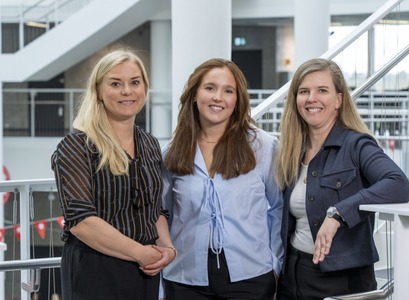 Dagmar Kr. Hannesdóttir, Kristín Rós Sigurðardóttir og Þórhildur Halldórsdóttir