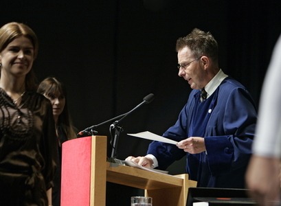 Ingjaldur Hannibalsson við útskriftarhátið 2008