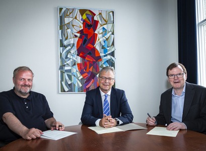 Gylfi Magnússon, Jón Atli Benediktsson og Guðmundur Hálfdánarson