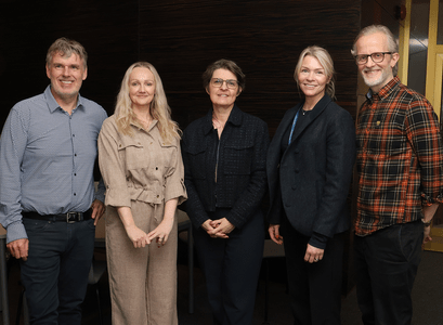 Sverrir Óskarsson, Eva Harðardóttir, Kolbrún Þ. Pálsdóttir, Lára Rún Sigurvinsdóttir og Viðar Halldórsson. MYND/Ólafur Rafnar Ólafsson Sverrir Óskarsson, Eva Harðardóttir, Kolbrún Þ. Pálsdóttir, Lára Rún Sigurvinsdóttir og Viðar Halldórsson. MYND/Ólafur Rafnar Ólafsson