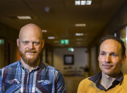 Rúnar Unnþórsson og Christiaan Richter