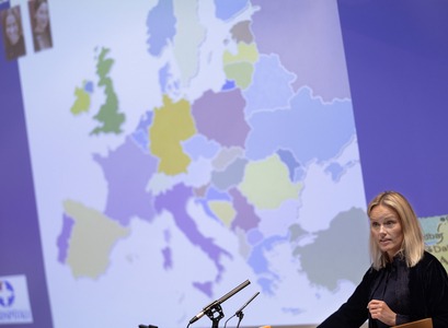 Freyja Jónsdóttir, dósent við Lyfjafræðideild HÍ, leiðir rannsóknarhópinn COMeD en hún var ein þeirra sem fluttu erindi á málþinginu.