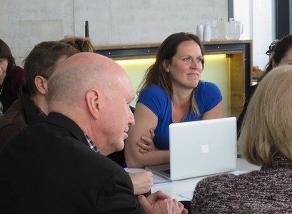 Frá vinnustofunni á Háskólatorgi.