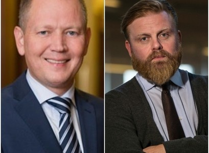 Hersir Sigurgeirsson og Ásgeir Jónsson höfundar bókarinnar