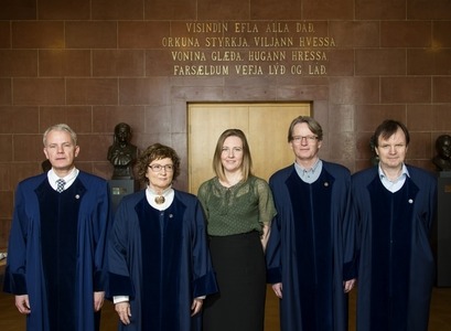 F.v.: Sveinn Yngvi Egilsson, Dagný Kristjánsdóttir, Auður Aðalsteinsdóttir, Gestur Guðmundsson og Guðmundur Hálfdanarson.