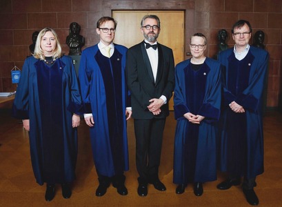 Gunnþórunn Guðmundsdóttir, Ólafur Rastrick, Magnús Þór Þorbergsson, Joanna Robinson og Guðmundur Hálfdanarson.
