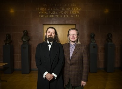 Gunnar Theodór Eggertsson og Guðni Elísson