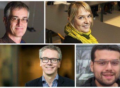 Frá vinstri Steven Campana, Hanna Björg Sigurjónsdóttir, Sigurður Yngvi Kristinsson og Jesús Zavala Franco.