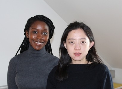  Emmanuella Ikem og Wanling Zhou, skiptinemar frá Imperial College London