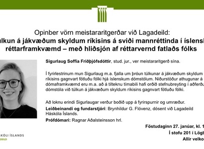 Sigurlaug Soffía Friðþjófsdóttir