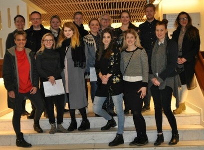 Þátttakendur í tilraunaverkefninu og leiðbeinendur að lokinni málstofu sem markaði formleg lok þess.