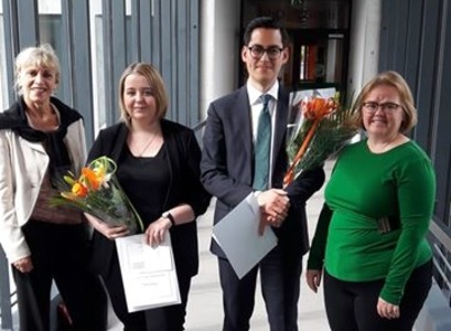 Verðlaunahafa og leiðbeinendur