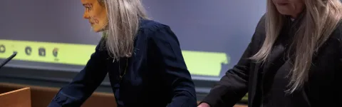 Tíu ára afmæli meistaranáms í klínískri lyfjafræði var fagnað í Hringsal Landspítala föstudaginn 16. október.