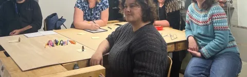 Heimsókn Briony Supple