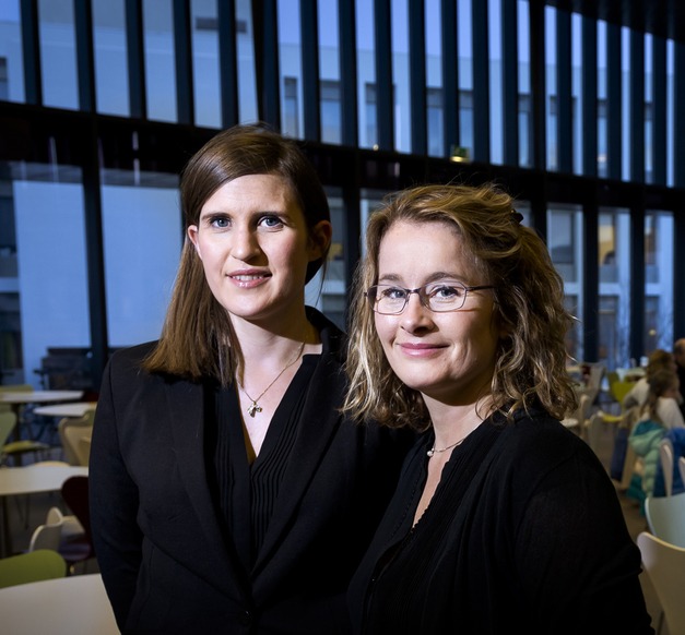 Arndís Vilhjálmsdóttir, doktorsnemi við Sálfræðideild, og Ragna Benedikta Garðarsdóttir, dósent við sömu deild