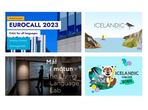 Kynning á Icelandic Online og sýningunni Mál í mótun - EUROCALL 2023