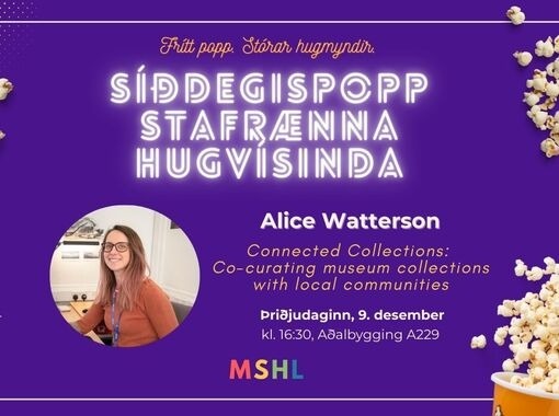 Síðdegispopp stafrænna hugvísinda: Alice Watterson
