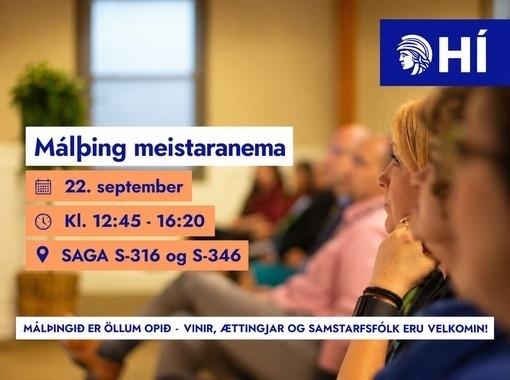 Málþing meistaranema á Menntavísindasviði