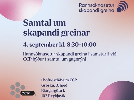 Samtal um skapandi greinar: Gagnrýni