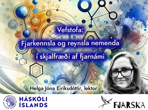 Vefstofa: Fjarkennsla og reynsla nemenda í skjalfræði af fjarnámi