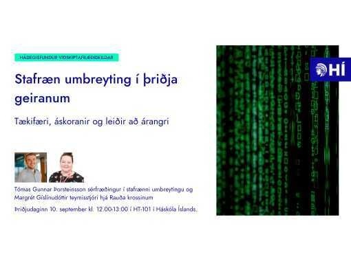 Stafræn umbreyting í þriðja geiranum