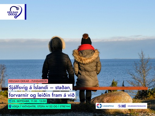 Heilsan okkar: Sjálfsvíg á Íslandi – staðan, forvarnir og leiðin fram á við