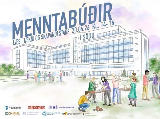 Menntabúðir: Læsi, tækni og skapandi starf í Sögu 