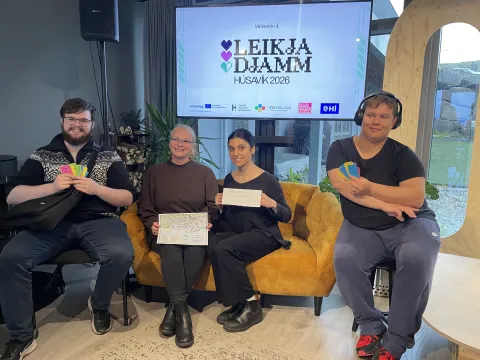 þátttakendur í leikjadjammi